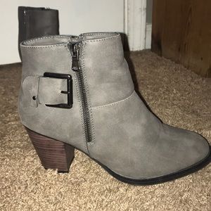 Grey booties